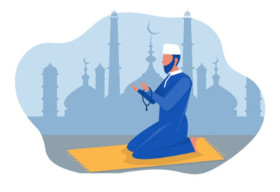 Ilustrasi shalat - Jika seseorang ingin melaksanakan sholat Tahajud, maka perlu tidur sebelumnya meski hanya sebentar. (Pixabay).