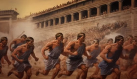 SEJARAH OLIMPIADE - Sebelum jadi pertandingan bergengsi, Sejarah Olimpiade untuk dewa Yunani. -Foto tangkap layar YouTube/INVOICE INDONESIA.