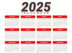 Ilustrasi kalender. Berikut daftar hari libur nasional dan cuti bersama tahun 2025, termasuk perayaan Imlek. (FOTO: Freepik).