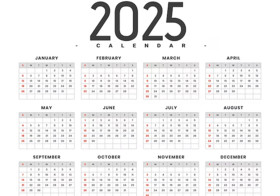 Kalender Februari 2025 tidak memiliki hari libur nasional dan cuti bersama. FOTO: Freepik.