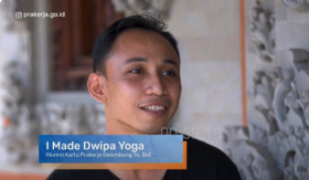 KARTU PRAKERJA - Semangat Gen Z dalam mencari kerja dan menata karier jangan sampai kalah dengan Yoga, alumni kartu prakerja gelombang 11. - Foto tangkap layar YouTube/Kartu Prakerja.