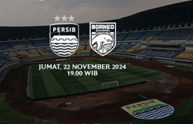 Berikut link live streaming Persib vs Borneo FC, saksikan siaran langsung Liga 1 2024/2025 malam ini live Indosiar dan Vidio. (Foto: Persib).