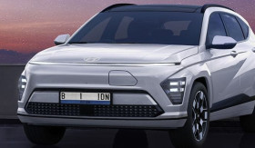 KONA ELECTRIC - Presiden Jokowi resmi tanda tangan mobil Kona Electric yang futuristik. - Instagram/@hyundaiid.