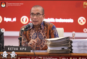 RAPAT PLENO KPU RI - Berdasarkan hasil Rapat Pleno hari ke-20 Rekapitulasi Perolehan Suara tingkat nasional, 34 dari 38 provinsi di Indonesia telah disahkan. (Instagram/@kpu_ri).