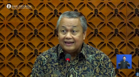 Ruang Gubernur BI Perry Warjiyo di Kantor Pusat BI yang menjadi lokasi penggeledahan KPK terkait dugaan korupsi dana CSR.