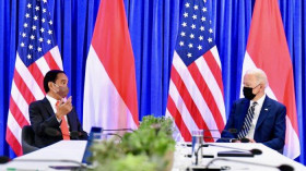 (Presiden Jokowi bertemu Presiden AS, Joe Biden/Foto : tribunnews.com)