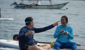 Foto dokumen. Tim Prabowo, Iwan Bule memposting kebersamaan dengan Susi Pudjiastuti. @mochamadiriawan84