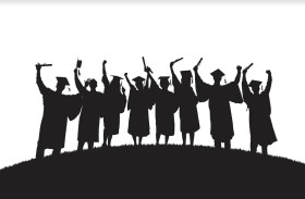 BEASISWA PRESTASI  – Ilustrasi animasi berpakaian toga wisuda. Program beasiswa prestasi kita batch 5 telah dibuka! dapatkan dana pendidikan hingga Rp20 Juta. – Ilustrasi Freepik/rawpixel.com.