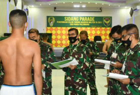 SYARAT DAFTAR TARUNA TNI 2024 -Ilustrasi seleksi Taruna TNI. Calon Taruna TNI 2024 perlu penuhi syarat berikut ini sebelum melakukan pendaftaran. -Ilustrasi/tniad.mil.id/.