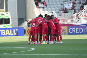 TIMNAS INDONESIA U23 - Berhak menduduki peringkat kedua klasemen Grup A Piala Asia U23 usai menaklukan Australia. Dok: PSSI.