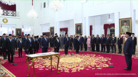 Pelantikan Menteri Kabinet Merah - Putih, Senin 21 Oktober 2024 - Foto: Tangkapan Layar Youtube/Sekretariat Presiden