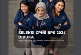 PENDAFTARAN CPNS 2024 DIBUKA - Ilustrasi pengumuman seleksi CASN. Pendaftar seleksi CPNS 2024 dibuka dari tgl 20 Agustus-6 September 2024. (Foto: Instagram/@bps_statistics).