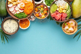Ilustrasi makanan sehat - Pola makan sehat di usia 40 bisa menentukan kualitas di usia tua nantinya. Ilustrasi/Freepik.