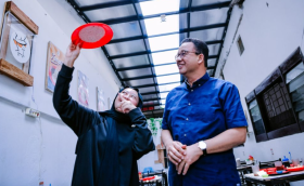 Anies Baswedan saat berkegiatan,