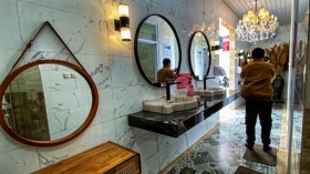 (Wujud toilet mewah di SPBU Sukabumi/foto : Syahdan Almansyah)