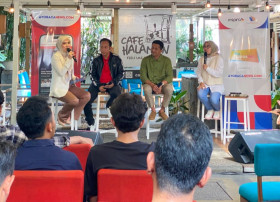 (acara inspiratalk di cafe halaman/foto: Ari F)