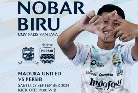 Cara beli tiket nobar Persib lawan Madura United hari ini. Berikut daftar harga dan dua lokasinya. (Foto: Persib.co.id).