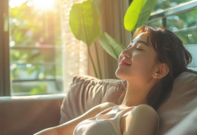 INDEKS UV TINGGI DAPAT PERCEPAT PENUAAN DAN KANKER KULIT - Ilustrasi seoran perempuan berjemur. Dokter sarankan hindari paparan sinar matahari saat panas menyengat. (Foto: Freepik).