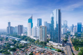 Ilustrasi megapolitan Jakarta - Provinsi DKI Jakarta peringkat pertama sebagai kota paling berpolusi pada Minggu (2/6). Ilustrasi/Freepik.