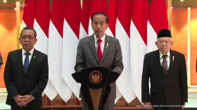 Presiden Jokowi - Presiden Jokowi Memberikan tanggapan mengenai kenaikan Persentase Partai Solidaritas Indonesia. Tangkapan layar youtube/Sekretriat Presiden
