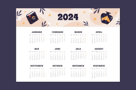 Ilustrasi kalender. Berikut daftar dan jadwal hari libur Natal 2024, dan Tahun Baru 2025 serta cuti bersama. (Foto: Freepik).