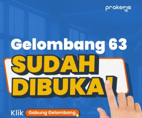 Ilustrasi - Program Kartu Prakerja 2024 gelombang 63 sudah dibuka, simak syarat dan cara daftarnya. (Instagram/@prakerja.go.id).