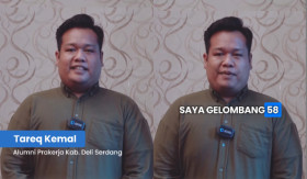 PRAKERJA - Tareq Kemal alumni pelatihan kartu prakerja gelombang 58. Dan menerapkan ilmu yang diperoleh sebagai content creator TikTok. - Foto tangkap layar Instagram/@prakerja.go.id.