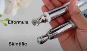 BATTLE REVIEW SKINCARE - Bandingkan tiga produk eye cream dari Elformula, Skintific dan juga The Originote. - Foto tangkap layar YouTube/Mita Dewi.