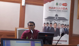 KPID JABAR -Komisioner KPID Jabar, sampaikan harapan parameter kesuksesan Harsiarda tahun ini. -Dok/AyoBacaNews.com.