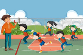 Ilustrasi anak sekolah olahraga. Wakil Ketua Komisi X DPR RI dukung program Gerakan Indonesia Bugar. (Foto: Freepik).