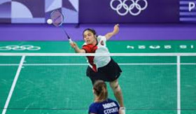 OLIMPIADE PARIS 2024 - Masuk semifinal tunggal putri, Gregoria jadi harapan Indonesia di semifinal Olimpiade Paris 2024. -Foto dok.kemenpora.go.id.