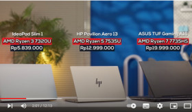 TIPS PILIH LAPTOP - David GadgetIn, bagikan tips memilih laptop dengan prosesor AMD untuk berbagai kebutuhan. - Foto tangkap layar YouTube/GadgetIn.