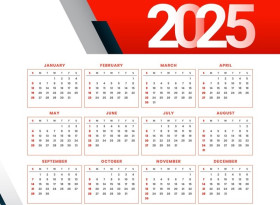 Ilustrasi kalender tahun 2025. Berikut daftar hari libur nasional dan cuti bersama tahun 2025 berdasarkan keputusan SKB tiga menteri. (Foto: Ilustrasi/Freepik).