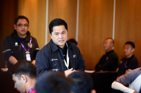 KETUA UMUM PSSI - Erick Thohir menyampaikan kabar positif terkait naturalisasi penjaga gawang Emil Audero, tetapi tak ingin memaksa. Dok: PSSI.