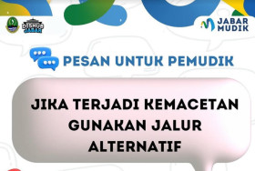 JALUR ALTERNATIF MUDIK LEBARAN –Ilustrasi jalur alternatif. Jalur alternatif, menghindari macet panjang mudik lebaran Idul Fitri –Ilustrasi Instagram/@dishubjabar.