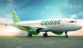 Caption foto: INFO LOKER -Ilustrasi Pesawat Citilink Indonesia. Info loker perusahaan penerbangan, PT. Citilink Indonesia sebagai peserta magang berbayar. -Ilustrasi/en-qg.travewell.com