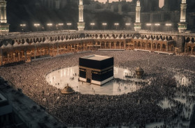 Ilustrasi Ka'bah di Makkah - Sebanyak 7.485 jemaah haji Indonesia siap kembali ke Tanah Air. Ilustrasi/Freepik.