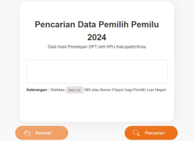 Simak cara cek DPT online untuk pemungutan suara di TPS pada Pemilu 2024. (Tangkap layar website cekdptonline.kpu.go.id)