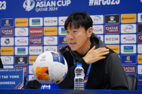 Pelatih timnas Indonesia U23, Shin Tae-yong optimistis mengantarkan anak asuhnya meredam Uzbekistan di semifinal Piala Asia. Dok: PSSI.