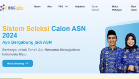 TAHAPAN SELEKSI CPNS 2024 - Ilustrasi situs SSCASN BKN. Berikut tahapan seleksi, link pendaftaran hingga tahapan seleksi CPNS. (Foto: sscasn.bkn.go.id).