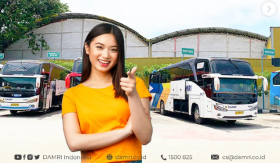 Bus Damri. Berikut tarif dan jadwal bus Damri rute Bandung-Bandara Kertajati. Foto @damriindonesia.