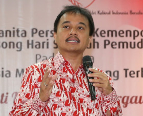 Pemerhati Telematika, Multimedia, AI & OCB Independendok, Dr. KRMT Roy Suryo. (kemenpora.go.id)