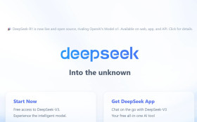 Ilustrasi kolom percakapan chatbot berbasis kecerdasan buatan milik China, DeepSeek. (FOTO: DeepSeek).