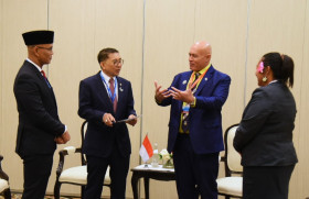 DPR RI dan Parlemen Tuvalu Bahas Solusi Bersama Atasi Perubahan Iklim dan Konektivitas Regional - dpr.go.id