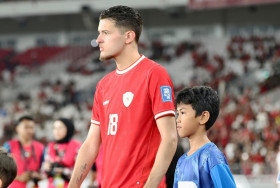 JUSTIN HUBNER - Timnas Indonesia U23 akan menghadapi Australia pada laga kedua Grup A Piala Asia U23 2024 Qatar, Shin Tae-yong minta suporter hibur anak asuhnya. Dok: PSSI.