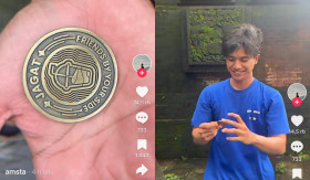 KOIN JAGAT - Banyak orang mendadak cari harta karun. Bagi yang menemukan, bisa dapat hadiah? - Foto  tangkap layar TikTok/@amsta.