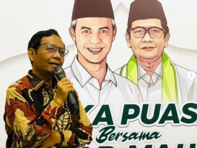 GUGAT HASIL PEMILU 2024 KE MK - Calon wakil presiden nomor urut 3, Mahfud MD atau pasangan calon presiden Ganjar Pranowo akan melayangkan gugatan hasil Pemilu 2024 untuk pilpres ke MK. (Instagram/@mohmahfudmd).